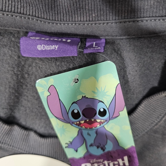 Disney Charcoal Stitch Sweatshirt - Picture 4 of 5